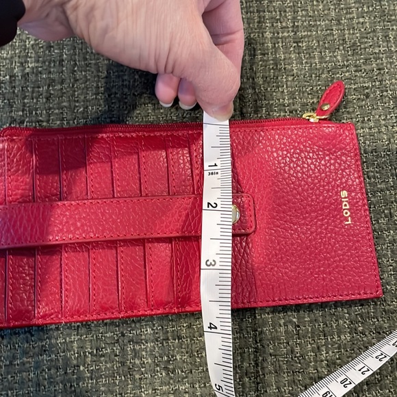 Lodis red leather wallet - Picture 7 of 7